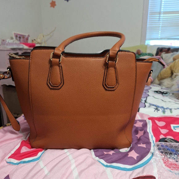 Brown leather purse - Picture 1 of 16